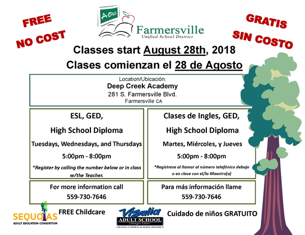 VUSD Class Offerings VUSD Class Offerings